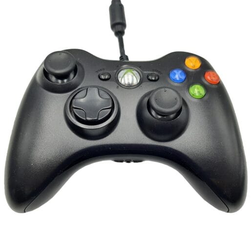 Handkontroll Svart med kabel (Xbox 360)