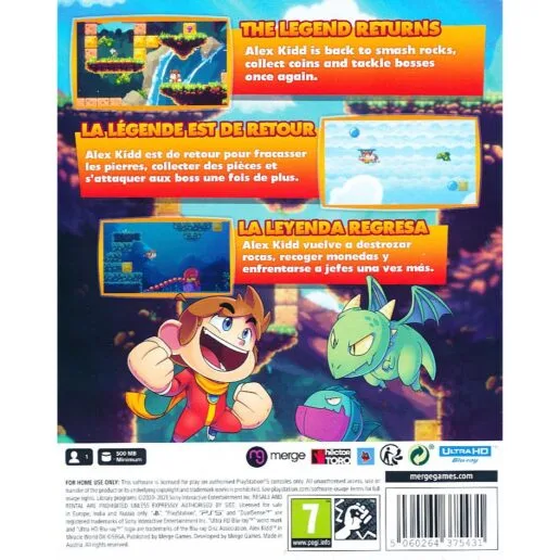 Alex Kidd in Miracle World DX PS5