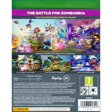 Plants vs Zombies GW 2 XBO