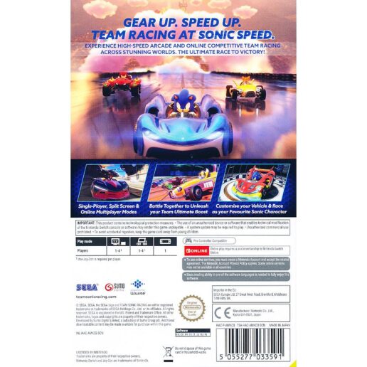 Team Sonic Racing NS