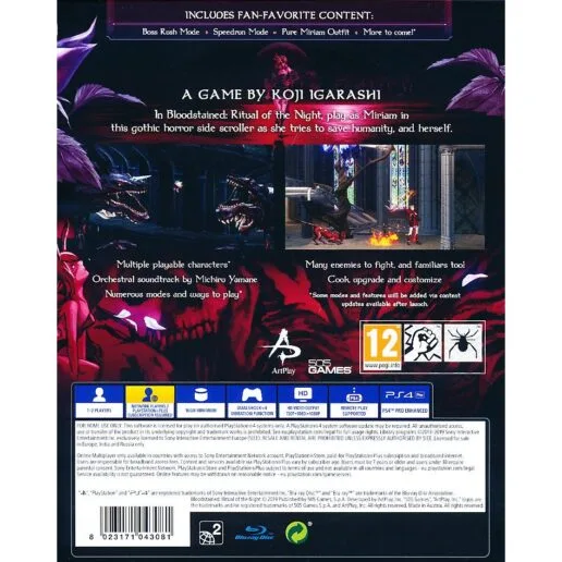 Bloodstained Ritual of the Nigh PS4