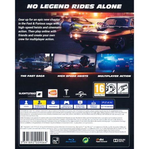 Fast & Furious Crossroads PS4