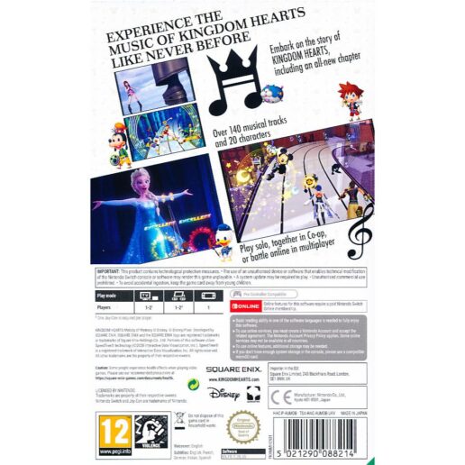 Kingdom Hearts Melody Of Memory Nintendo Switch