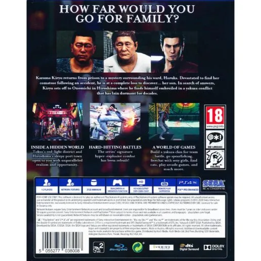 Yakuza 6 The Song of Life PS4