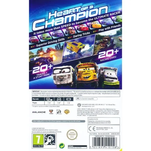Cars 3 Driven to Win NS