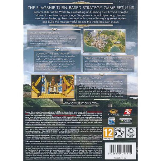 Civilization 5 GOTY PC