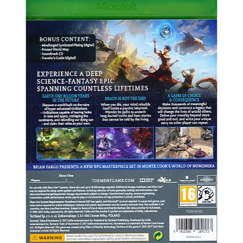 Torment Tides of Numenera Day 1 XBO