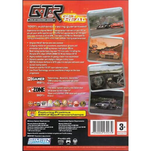 GTR FIA GT Racing Game PC