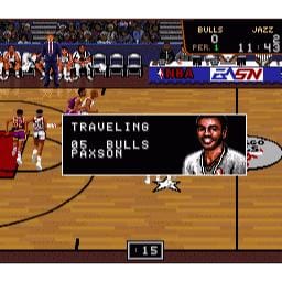 Bulls vs Blazers and the NBA Playoffs Super Nintendo (NTSC-U)