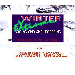 Tommy Moes Winter Extreme Skiing & Snowboarding Super Nintendo (NTSC-U)