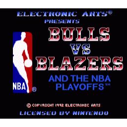 Bulls vs Blazers and the NBA Playoffs Super Nintendo (NTSC-U)