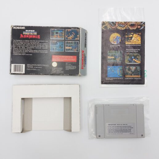 Super Probotector Alien Rebels Super Nintendo