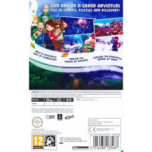 Ary and the Secret of Seasons NS