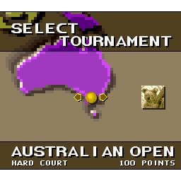 Jimmy Connors Pro Tennis Tour Super Nintendo (Fransk)