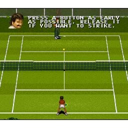 Jimmy Connors Pro Tennis Tour Super Nintendo (Fransk)
