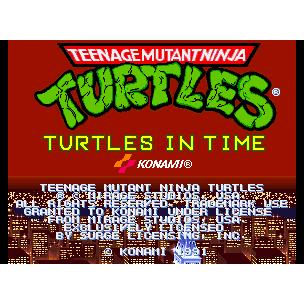 Turtles IV Turtles in Time Super Nintendo (NTSC-U)