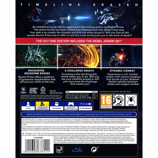 Dolmen Day One Edition Playstation