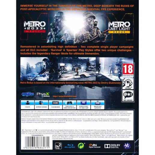 Metro Redux Playstation 4