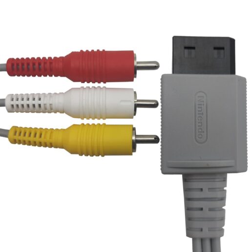 AV RCA bildkabel Original Nintendo Wii (Begagnad)