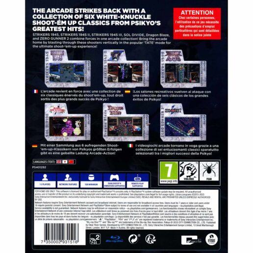 Psikyo Shooting Library Vol 1 Playstation 4