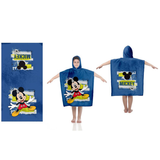 Disney Mickey Bomull Badponcho