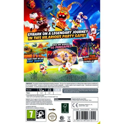 Rabbids Party of Legends Nintendo Switch