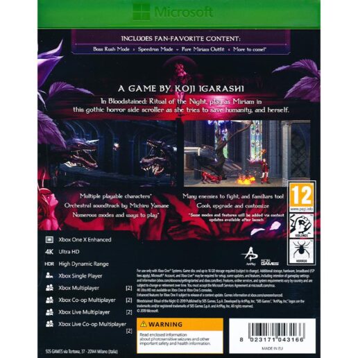 Bloodstained Ritual of the Night Xbox One