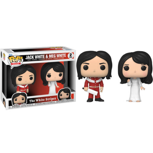 POP figure Pack The White Stripes Jack White and Meg White 2 figures