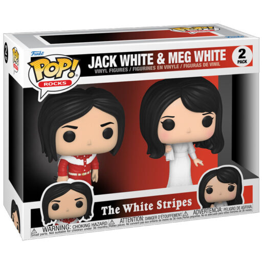 POP figure Pack The White Stripes Jack White and Meg White 2 figures