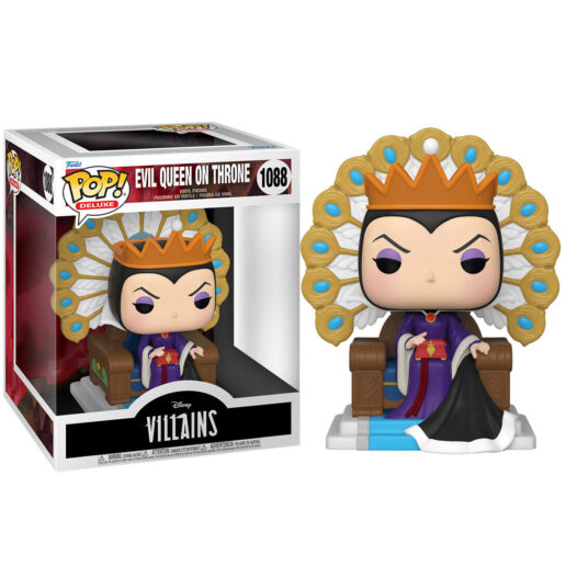 POP figure Deluxe Disney Villains Evil Queen on Throne