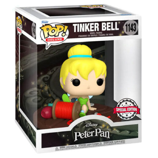 POP figure Deluxe Disney Peter Pan Tinker Bell on Spool Exclusive