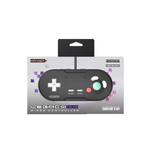 Retro-Bit Legacy Gamecube Wired Pad Black