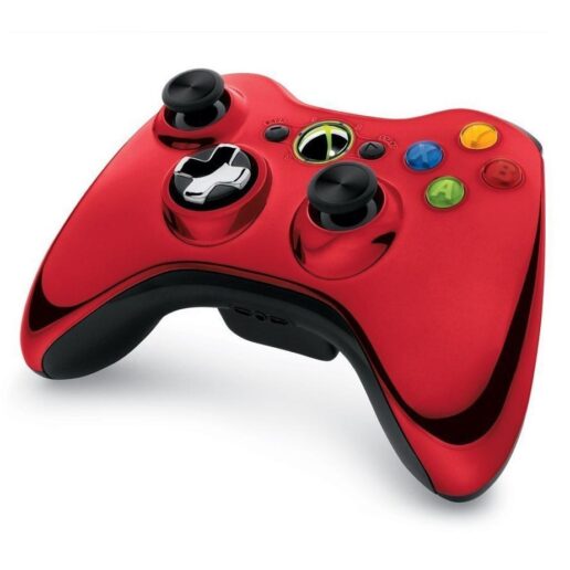 Handkontroll Original Chrome Red Xbox 360 (Begagnad)