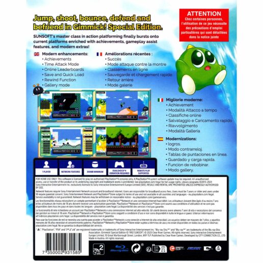Gimmick Special Edition Playstation 4 PS4
