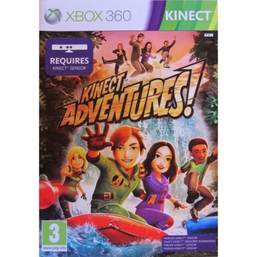 Kinect Sensor & Kinect Adventures Xbox 360 (Begagnad)
