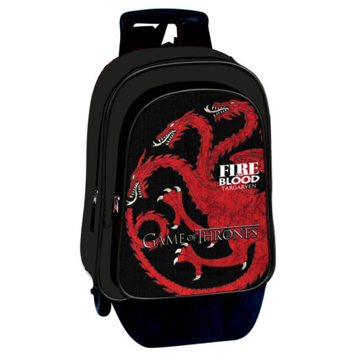 Game of Thrones Fire and Blood Targaryen ryggsäck med hjul 42cm