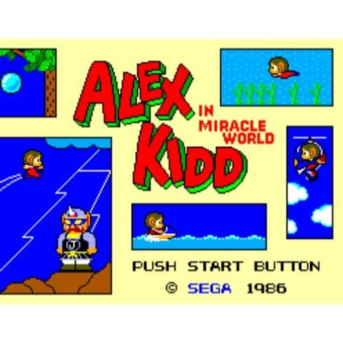 Sega Master System II + Alex Kidd in Miracle World (Begagnad)