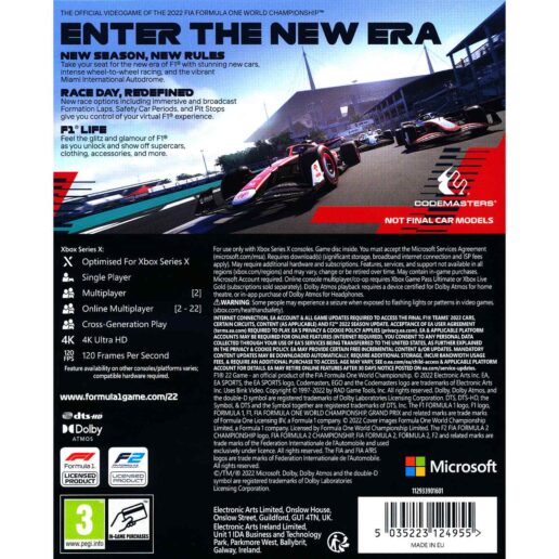 F1 22 Xbox Series X