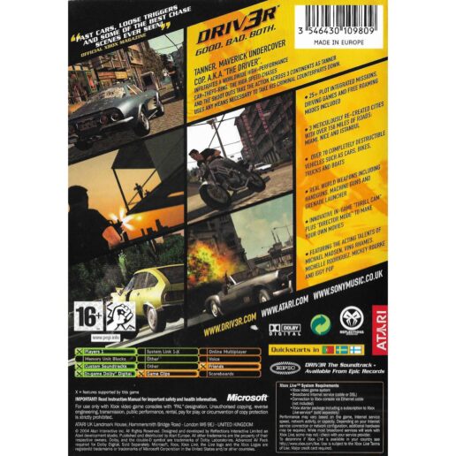 Driv3r Xbox (Begagnad)