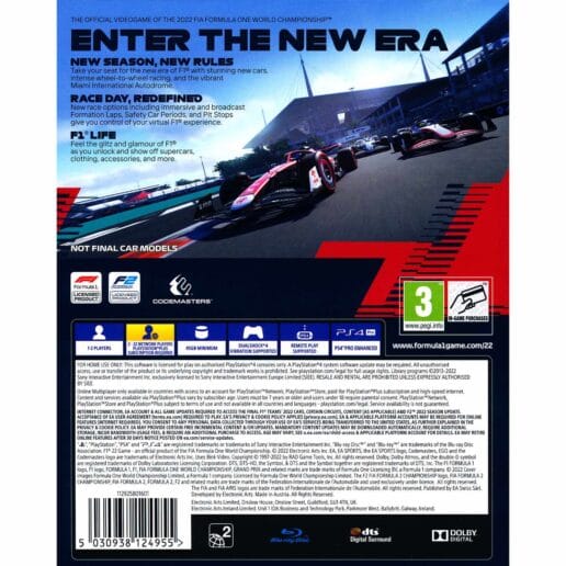 F1 22 Playstation 4
