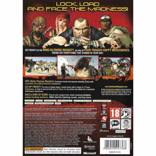 Borderlands Xbox 360