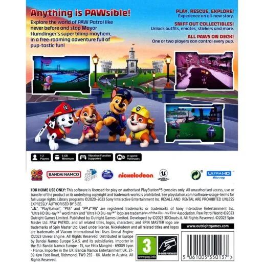 Paw Patrol World Playstation 5