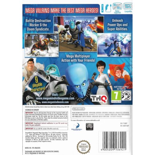 Megamind Mega Team Unite Nintendo Wii (Begagnad)