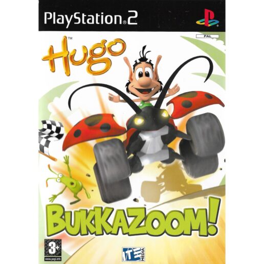 Hugo Bukkazoom Playstation 2 PS2 Nordic (Begagnad)