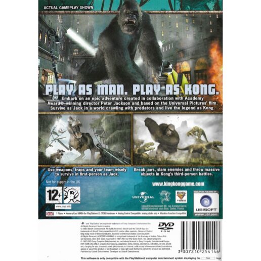 Peter Jacksons King Kong Playstation 2 PS2 (Begagnad)
