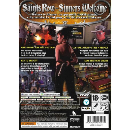 Saints Row Xbox 360 (Begagnad)