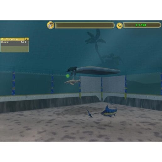Zoo Tycoon 2 Marine Mania Tilläggspaket PC CD Swedish (Begagnad)