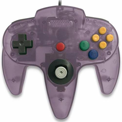 Teknogame N64 Controller Clear Purple
