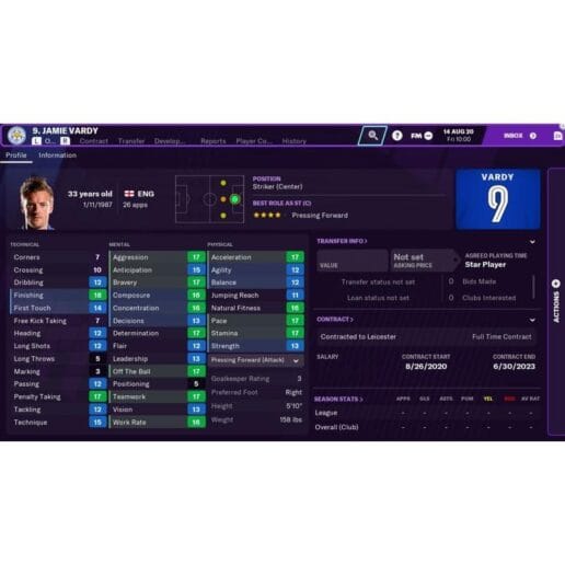 Football Manager 2021 Touch IT/ES Nintendo Switch (Code in a box)
