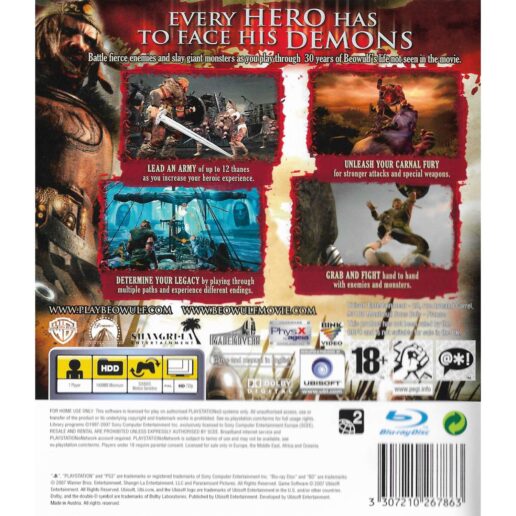 Beowulf the Game Playstation 3 PS3 (Begagnad)